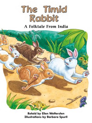cover image of The Timid Rabbit: A Folktale From India
